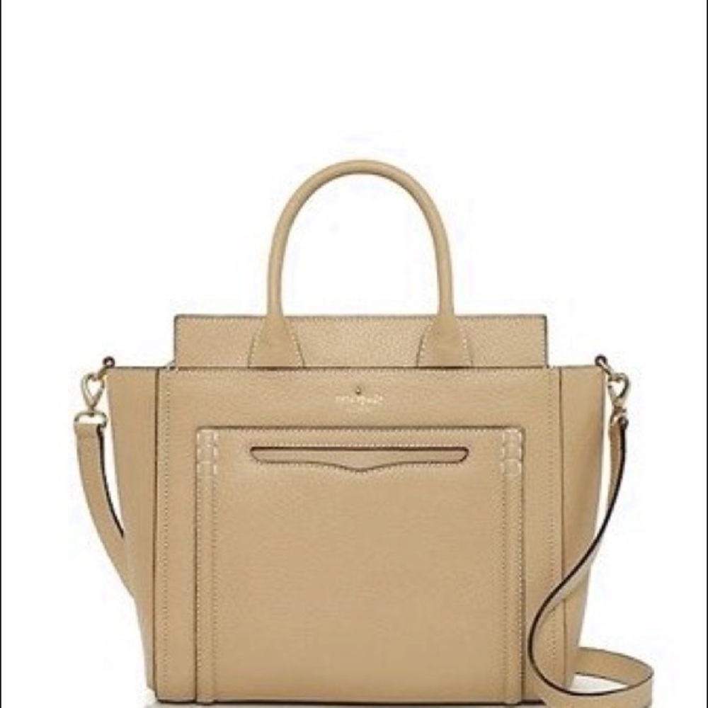 Kate Spade Beige Satchel Bag